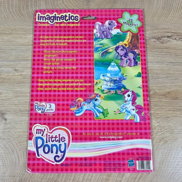 My Little Pony Imaginetics Ponyville Board with 12 Magnets Minty G3 MLP VTG 2003 - Picture 9 of 11